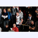 Michael V. Knudsen nach seiner roten Karte.