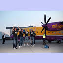 Ankunft in Kiel-Holtenau.