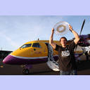 Ankunft in Kiel-Holtenau.