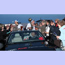 Autokorso zum Rathaus.