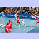 Filip Jicha spielt auf Marcus Ahlm.