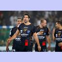 Nikola Karabatic, im Hintergrund Vid Kavticnik.