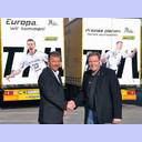 Voigt Logistik - Partner des THW Kiel: J�rg Braatz und Klaus Elwardt.