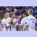 Freude nach dem Sieg.