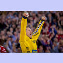 Jubel �ber den Sieg.