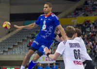 Daniel Narcisse traf f�r Frankreich zwei Mal.