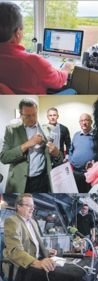 Rolf Körting in action. Rolf Körting in action.