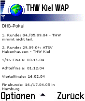 Eine �bersicht �ber den THW im DHB-Pokal. F�r die Champions League gibt es dies nat�rlich auch.